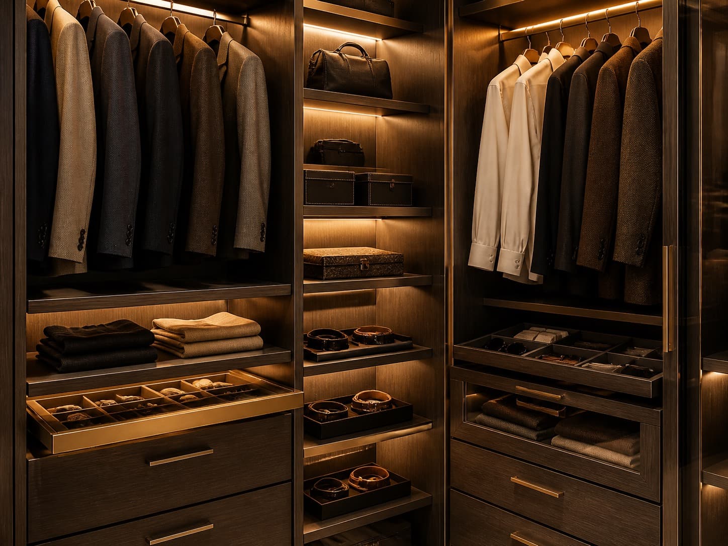 Metal + Wood Wardrobe